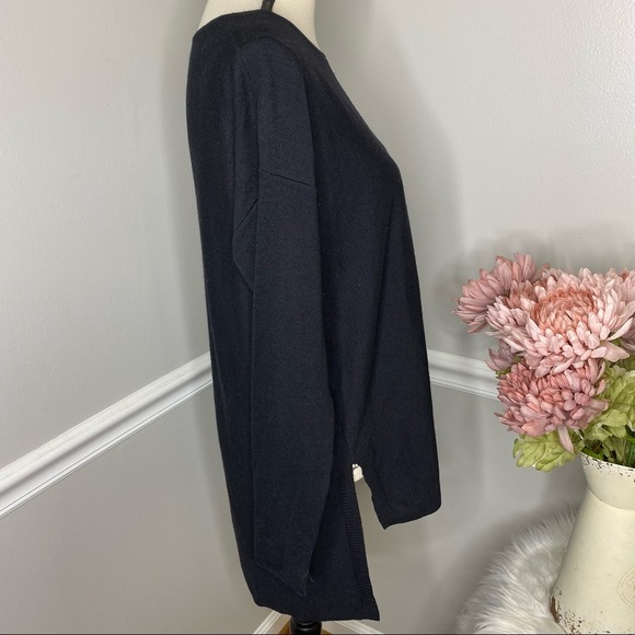 KERISMA Black oversized wool sweater - Picture 4 of 7